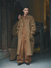 AVIVA JIFEI XUE 24 Autumn and Winter Wool Linen Plaid Casual Coat AJX-FW24-RMC-KWLC-GW Plaid